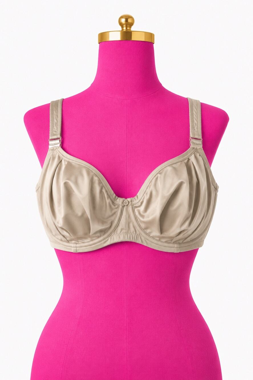 Comfort Choice High Lift Full Coverage Underwire T-Shirt Bra 46G Nude Tan